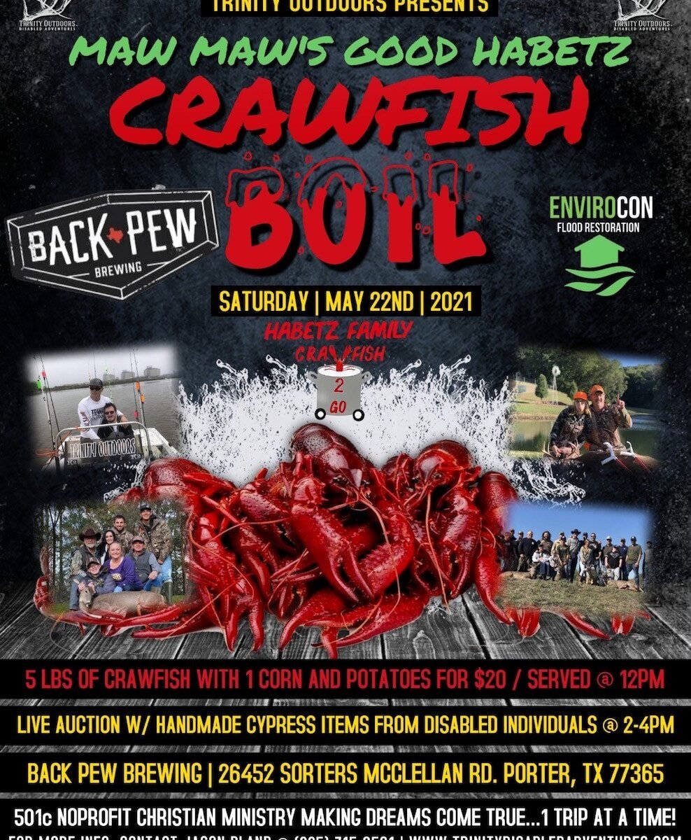 May 22nd Crawfish Boil