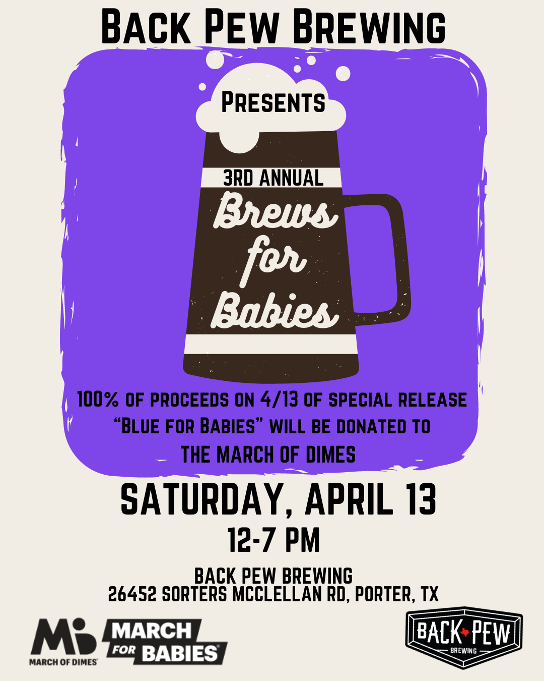 Brews for Babies Fundraiser